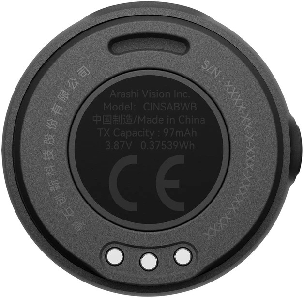 „Insta360“ mikrofono oro siųstuvas