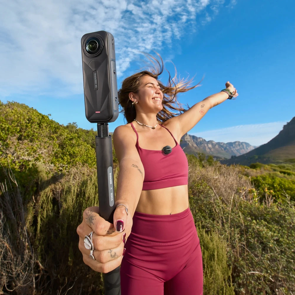 „Insta360“ mikrofono oro siųstuvas