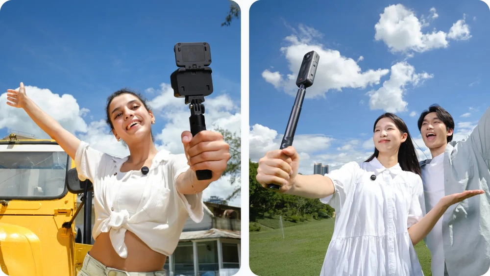 „Insta360“ mikrofono oro siųstuvas