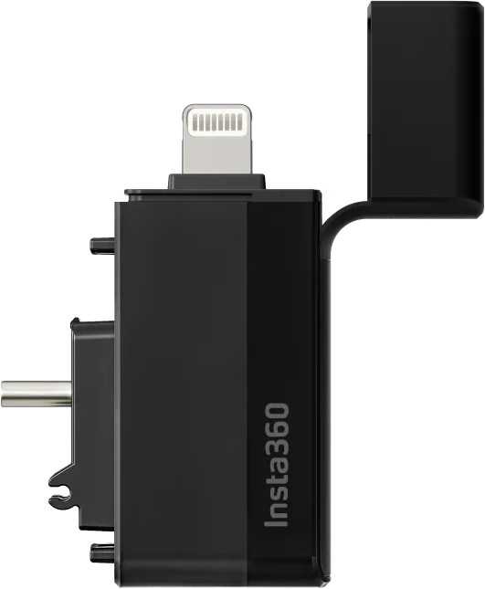Atminties kortelių skaitytuvas - Insta360 X3 Greitasis Skaitytuvas, USB-C „Lightning“