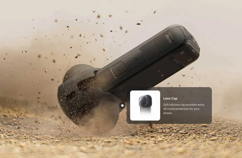 „Insta360 X4 Air“ pradedančiųjų rinkinys – 360° sferinė kamera su priedų rinkiniu