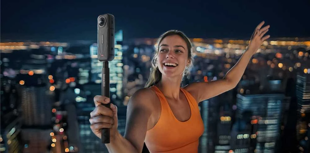 Insta360 X5 kameros rinkinys pradedantiesiems
