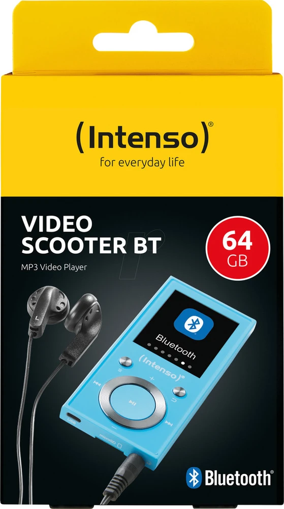 ITN Intenso Video Scooter BT MP3 grotuvas 16 GB Mėlyna