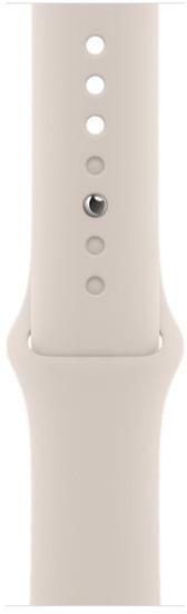 Išmanusis laikrodis Apple Watch Series 8 GPS, 45 mm, "Starlight" spalvos aliuminio korpusas su "Starlight" spalvos sportiniu dirželiu