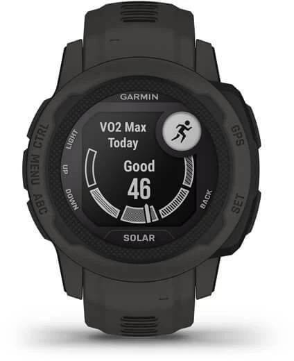 Išmanusis laikrodis Garmin Instinct 2S Solar, Grafito spalvos | Varle.lt