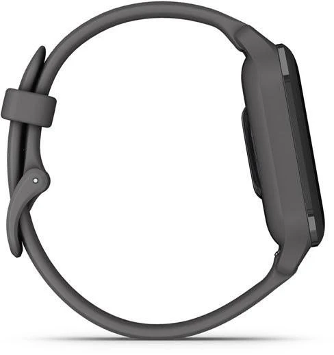 Išmanusis laikrodis Garmin Venu® Sq 2 Skalūnų spalvos aliuminio apvadas su šešėlio pilkos spalvos korpusu ir silikoniniu dirželiu