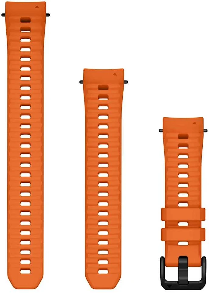 Garmin 20 mm laikrodžių apyrankės (Instinct E – 40 mm), Ember oranžinis silikoninis