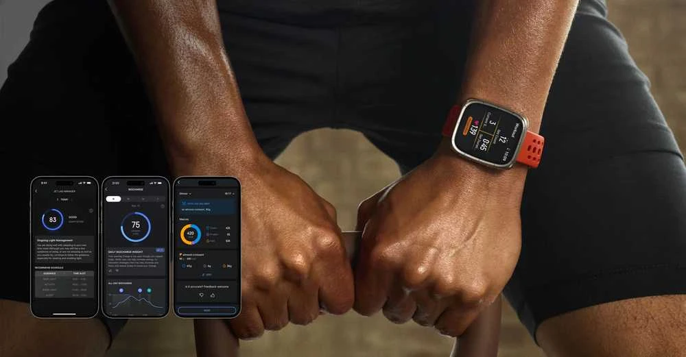 Išmanusis laikrodis Amazfit Active 2 Square, Juodas, su papildomu oranžiniu dirželiu