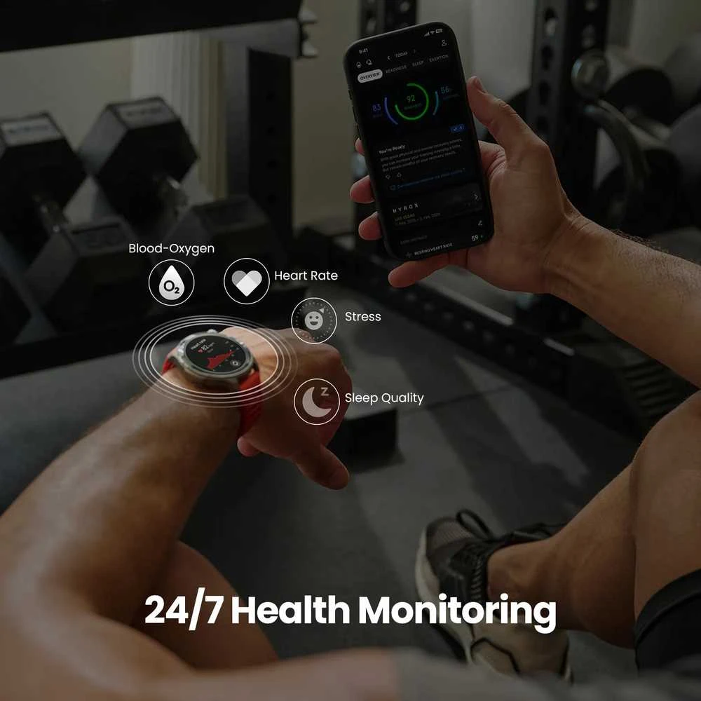Išmanusis laikrodis Amazfit Balance 2 Juodas