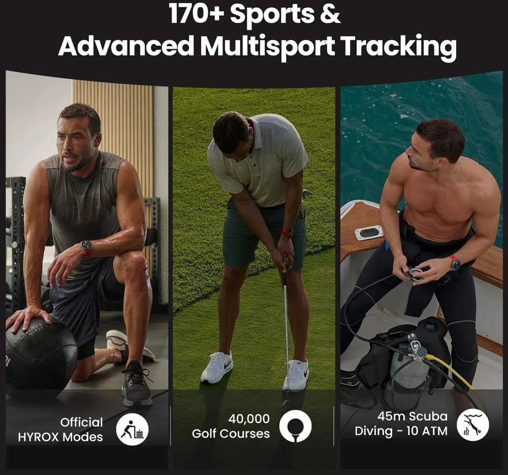 Išmanusis laikrodis Amazfit Balance 2 Juodas