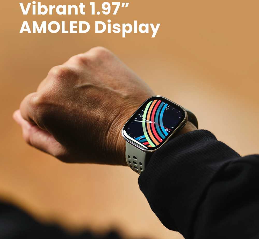 Išmanusis laikrodis Amazfit Bip 6, Kreminės spalvos su rusvu dirželiu