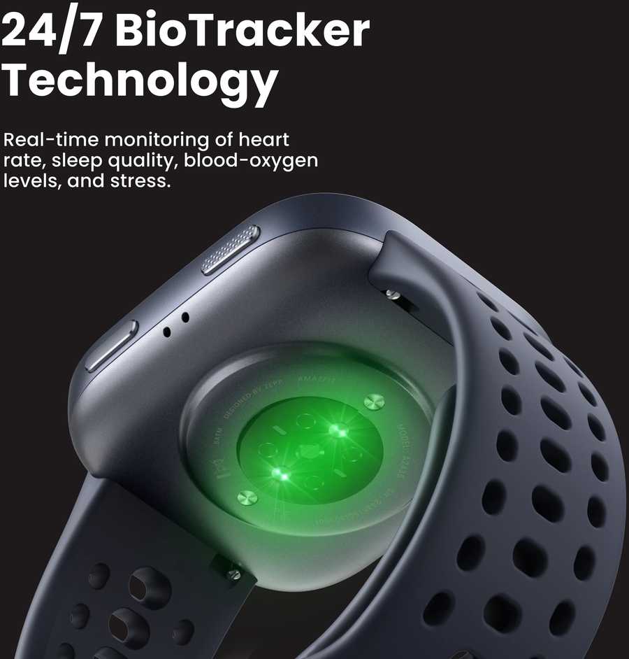 Išmanusis laikrodis Amazfit Bip 6, Kreminės spalvos su rusvu dirželiu