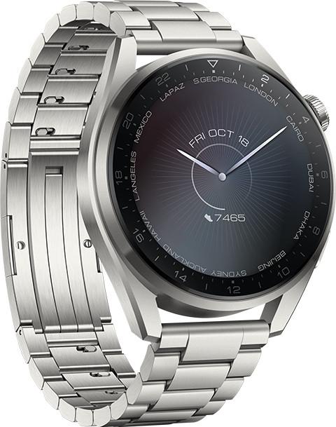 Išmanusis laikrodis Huawei Watch 3 Pro ''Elite edition'', Titaninis  korpusas, sidabrinės spalvos | Varle.lt