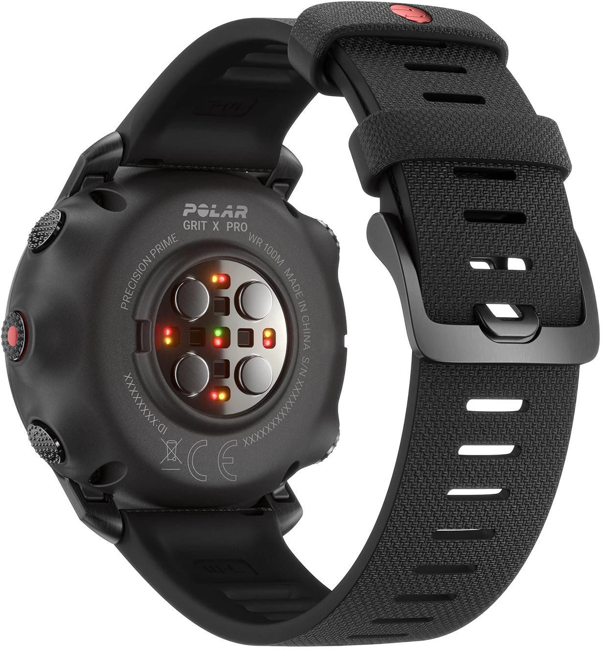 Išmanusis laikrodis Polar Grit X Pro M/L, juodos spalvos
