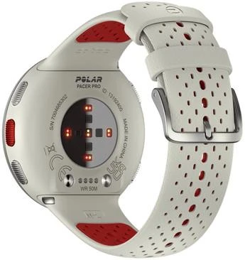 Polar Pacer Pro SL, balta/raudona