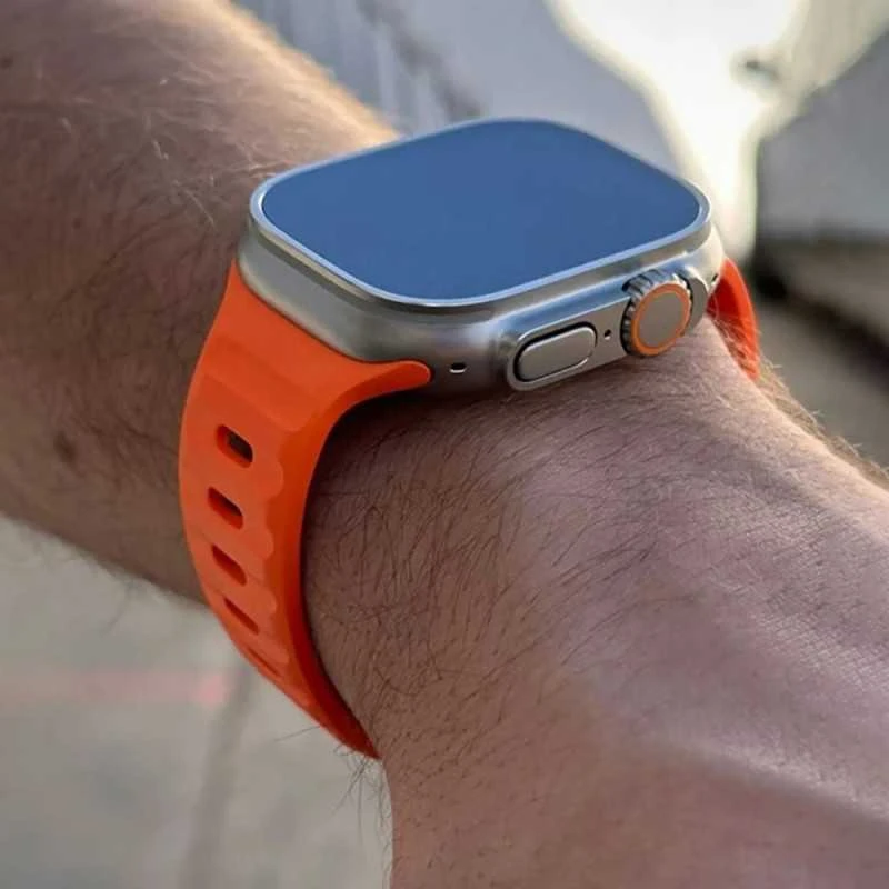 Išmanusis laikrodis „Tech-Protect“ laikrodžio dirželis „IconBand Line Apple Watch 38/40/41mm“, oranžinis
