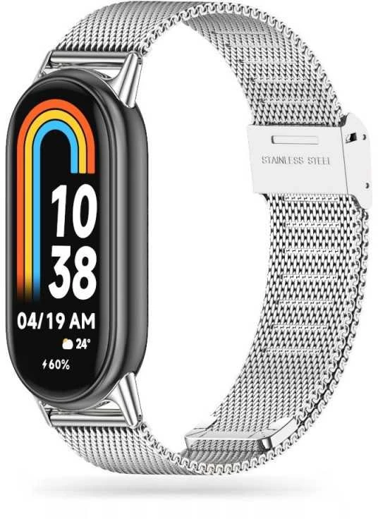 Apyrankė Xiaomi MI Band 8 / 8 NFC Tech-Protect Milaneseband sidabro spalvos