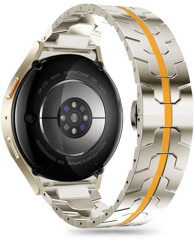 „Tech-Protect“ nerūdijančio plieno apyrankė „Samsung Galaxy Watch 4/5/5 Pro / 6/7 / FE“ – titano