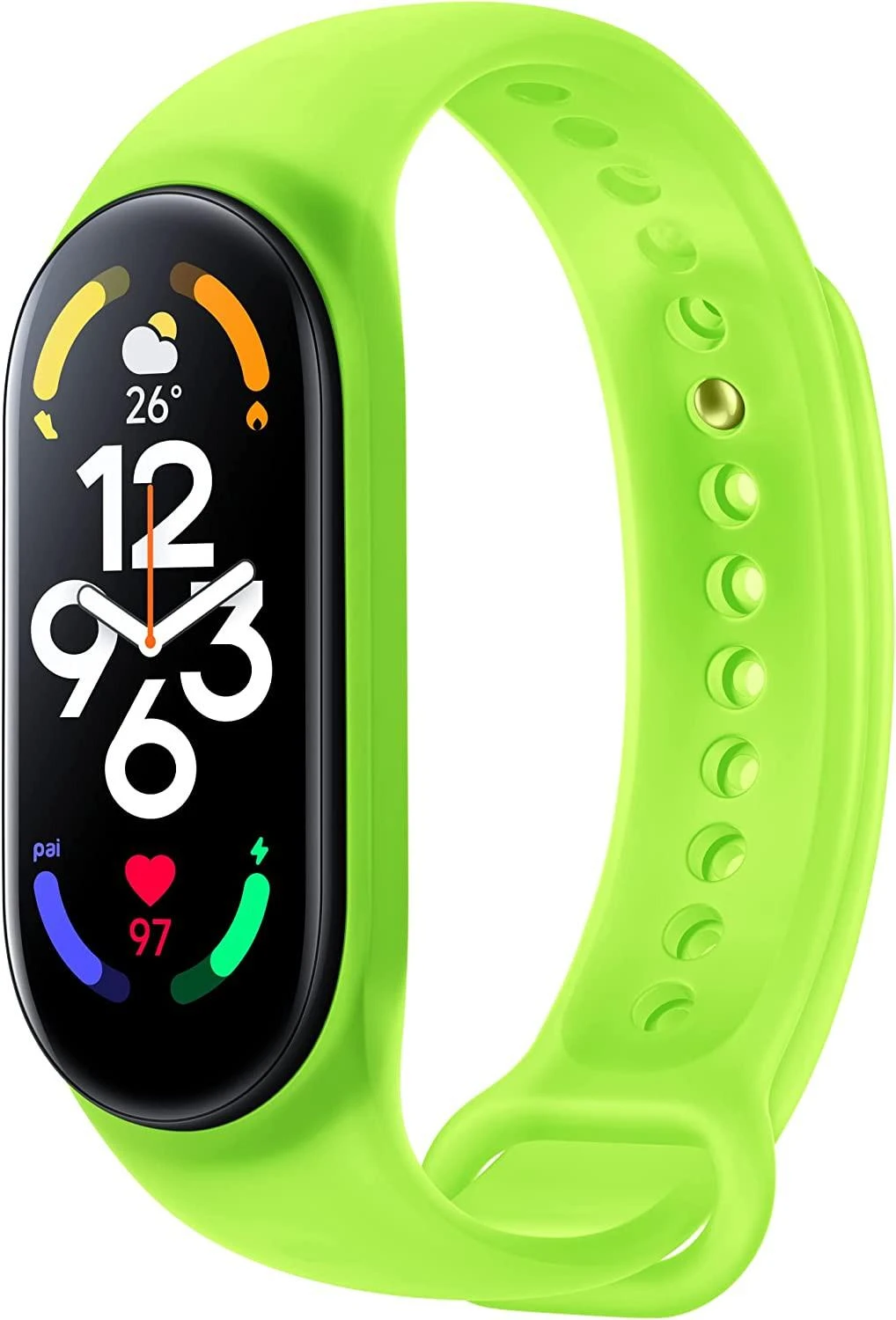 Išmaniosios apyrankės Xiaomi Mi Smart Band 7 dirželis, Žalios spalvos