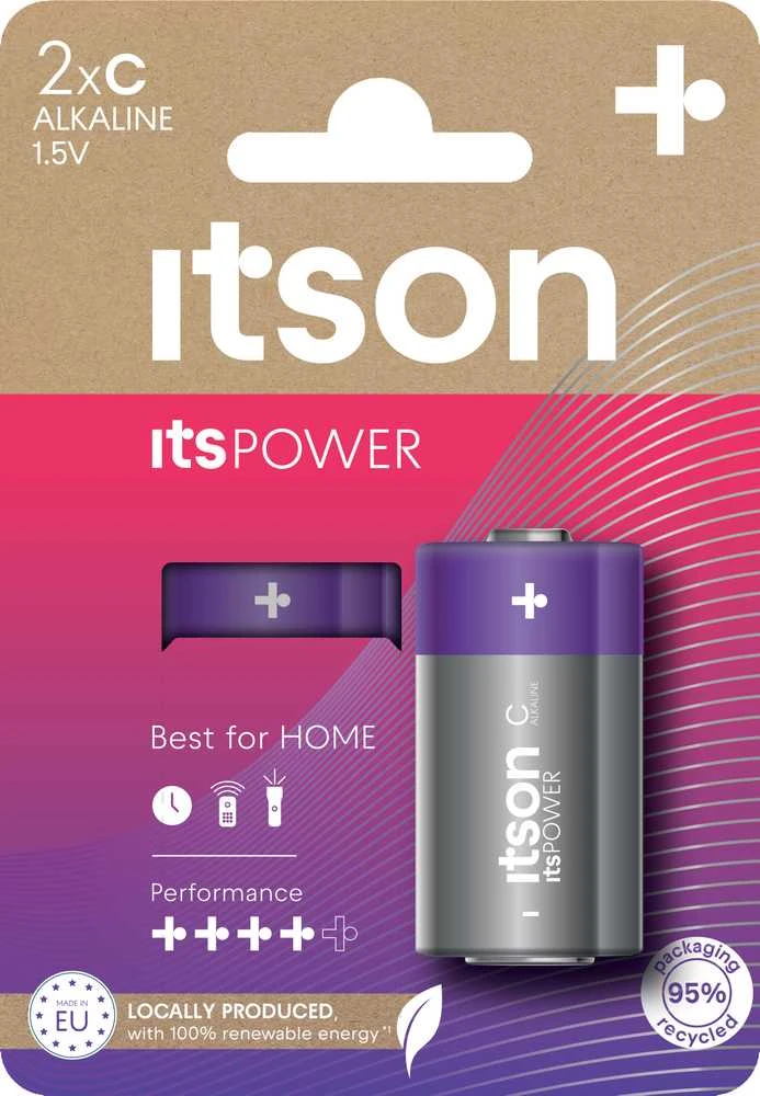 Itson ant jo POWER akumuliatoriaus šarminis LR14IPO/2CP