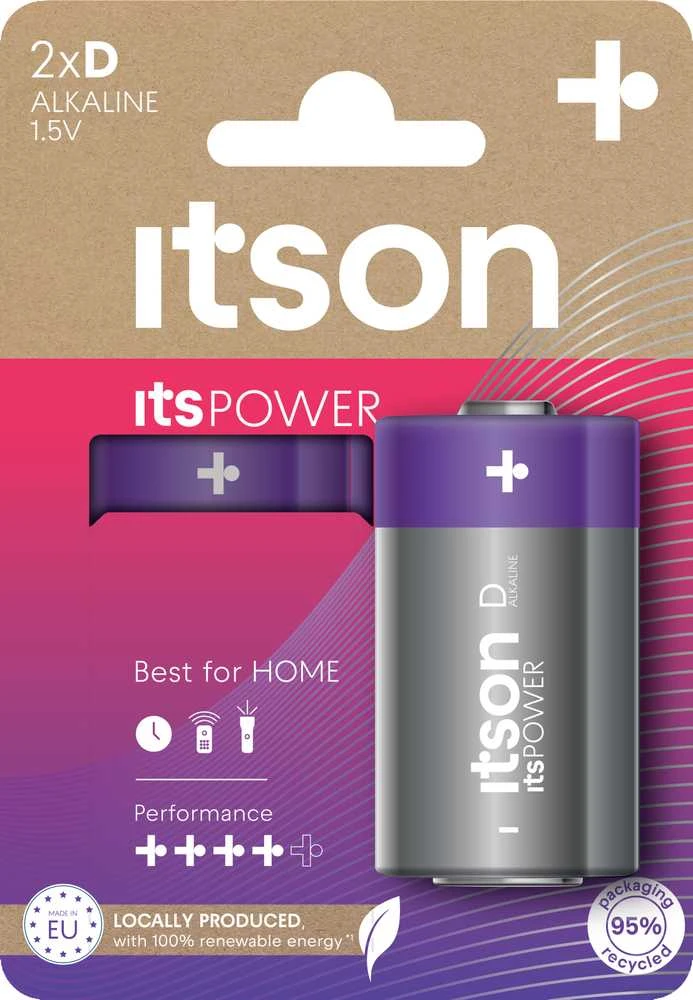 Itson ant jo POWER akumuliatoriaus šarminis LR20IPO/2CP
