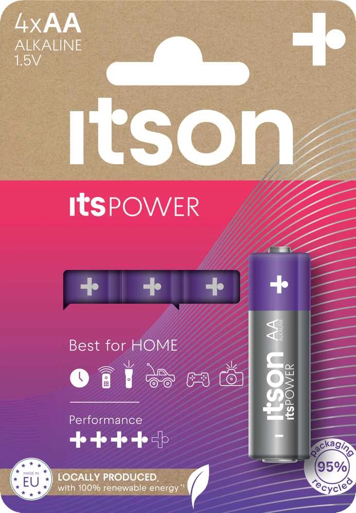 Itson ant jo POWER akumuliatoriaus šarminis LR6IPO/4CP