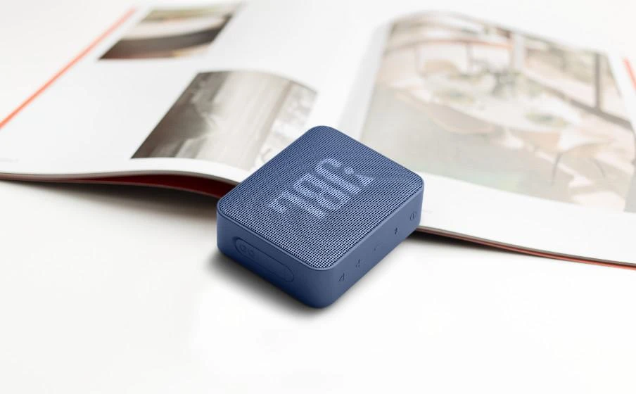 JBL Go Essential nešiojama kolonėlė, Melsvos spalvos