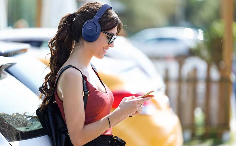 JBL Tune 780NC Bluetooth Belaidės Ant ausų uždedamos Ausinės Mėlyna EU