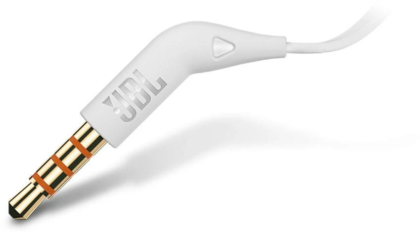 Ausinės JBL TUNE T110 Pure Bass Sound baltos