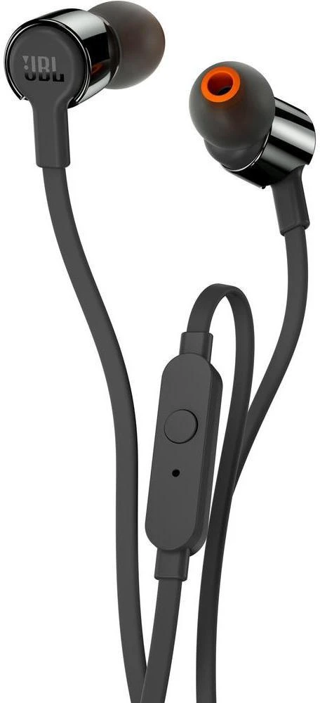 Ausinės JBL T110BLK, laidinės, Juodos