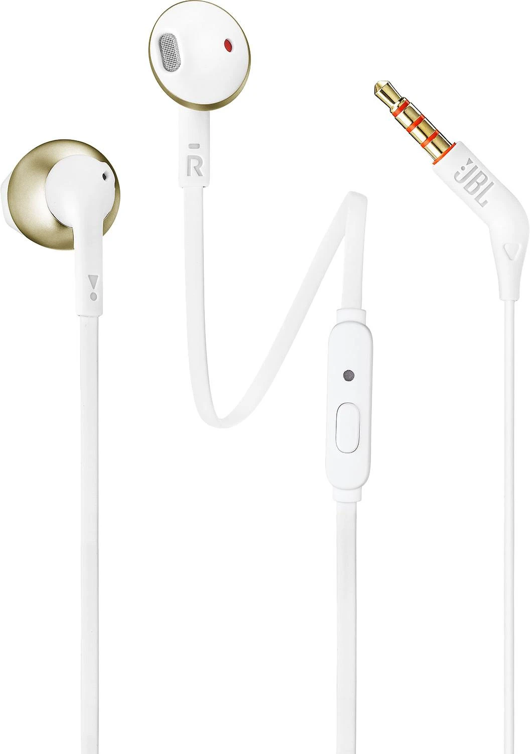 JBL T205 laidinės ausinės, Šampaninės spalvos