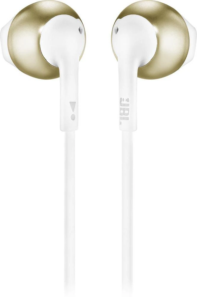 JBL T205 laidinės ausinės, Šampaninės spalvos