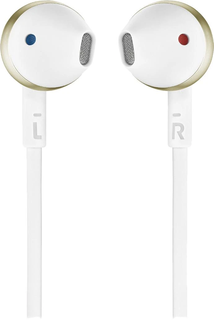 JBL T205 laidinės ausinės, Šampaninės spalvos