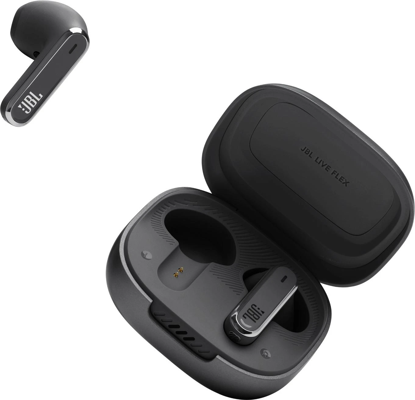 JBL Live Flex TWS ausinės, Juodos spalvos