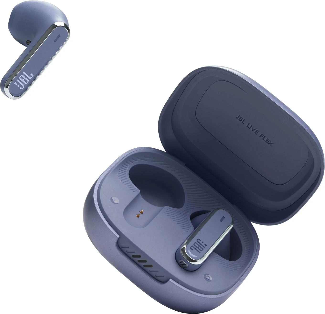 JBL Live Flex NC TWS belaidės ausinės, Mėlynos spalvos