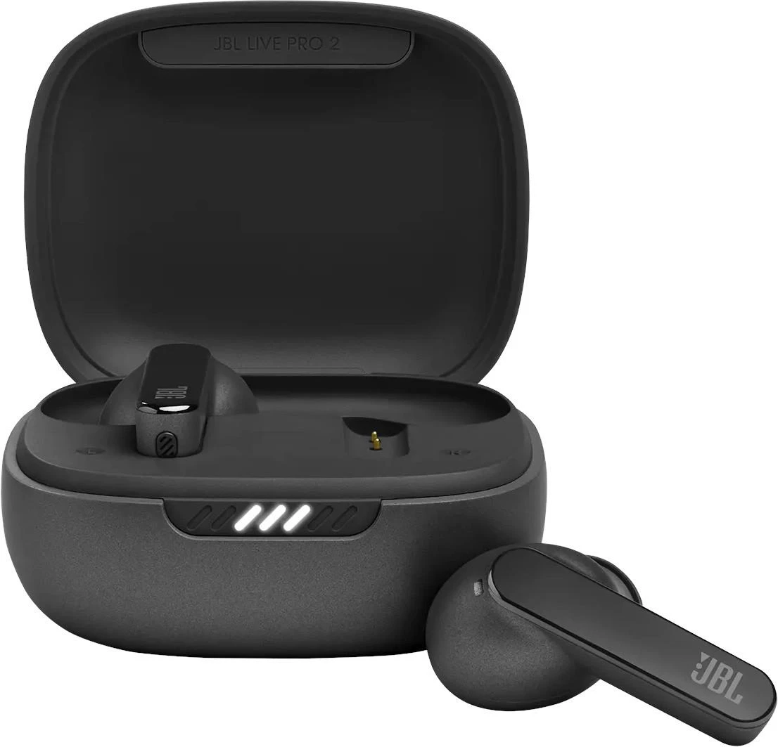 Belaidės ausinės JBL Live Pro 2 TWS, Juodos