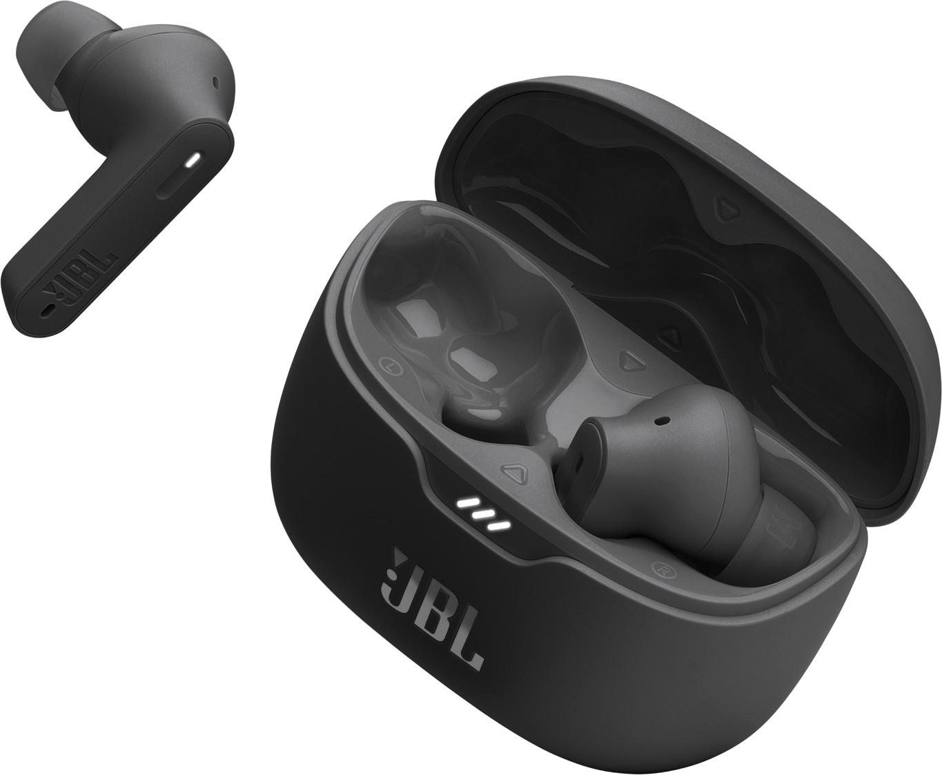JBL Tune Beam belaidės ausinės, Juodos