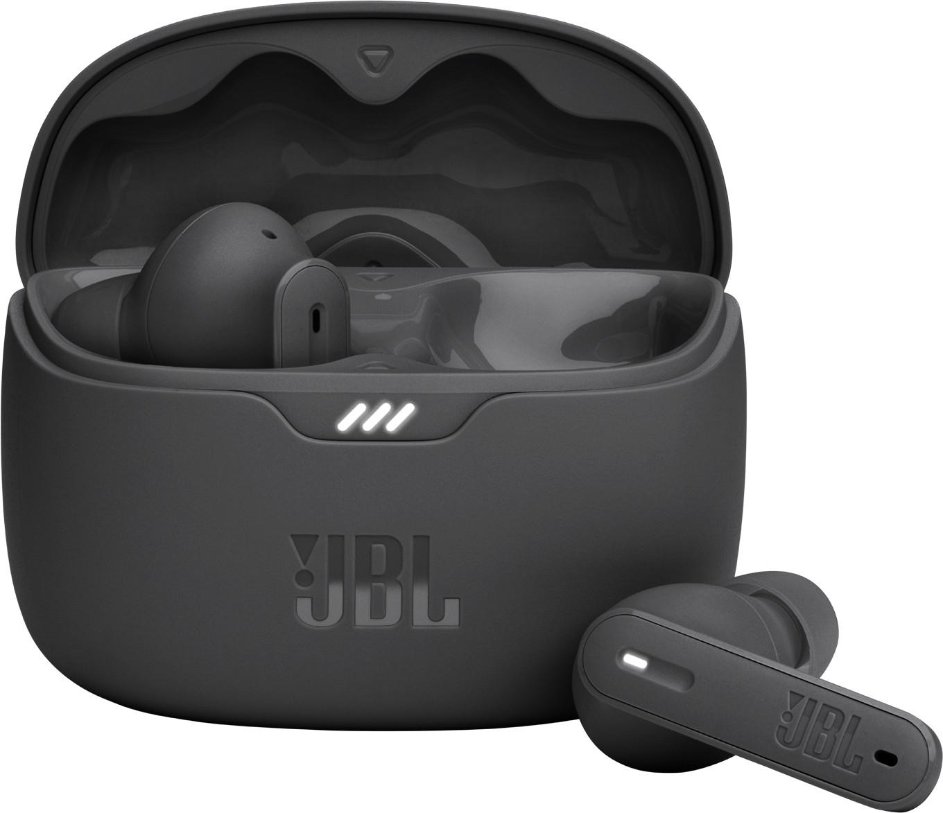 JBL Tune Beam belaidės ausinės, Juodos