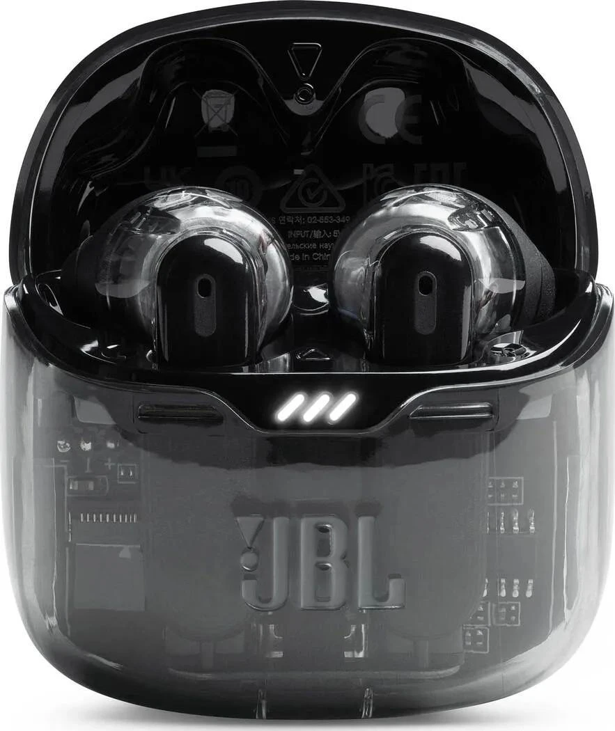 JBL Tune Flex Ausinės, Juodos (Ghost Black)
