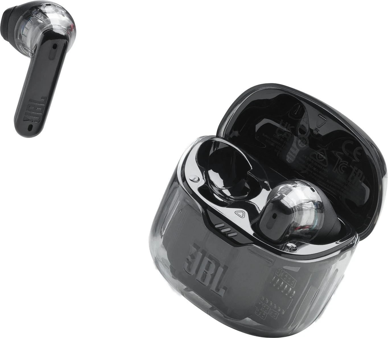 JBL Tune Flex Ausinės, Juodos (Ghost Black)