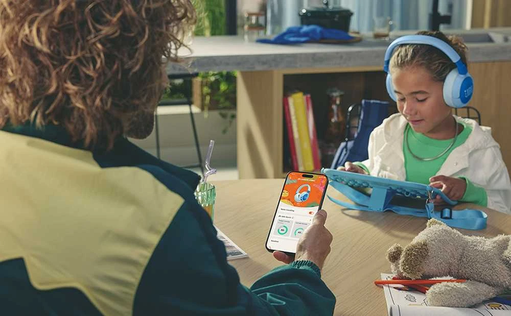 JBL JR470NC Bluetooth Belaidės Ant ausų uždedamos Ausinės skirta Kids Mėlyna EU