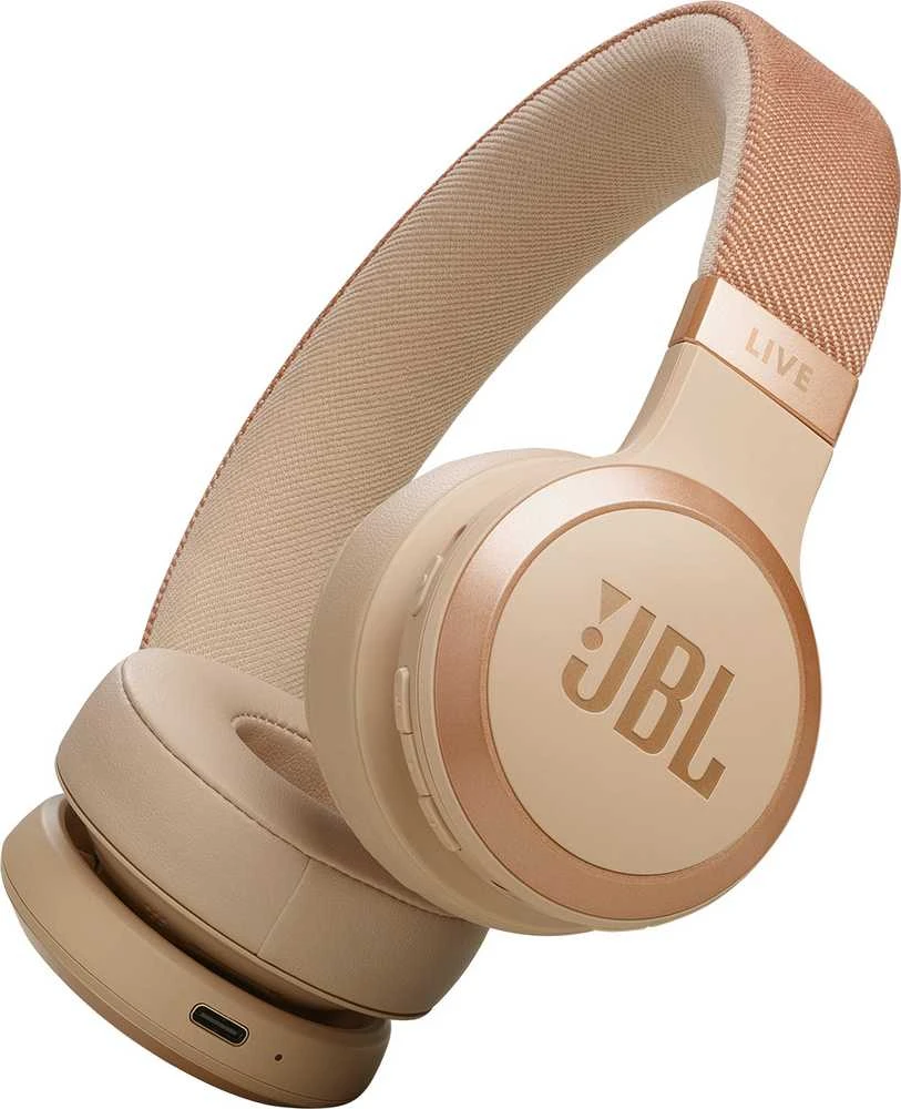 JBL Live 670NC belaidės ausinės, Smėlio spalvos aprašymas - Prekės nuotrauka