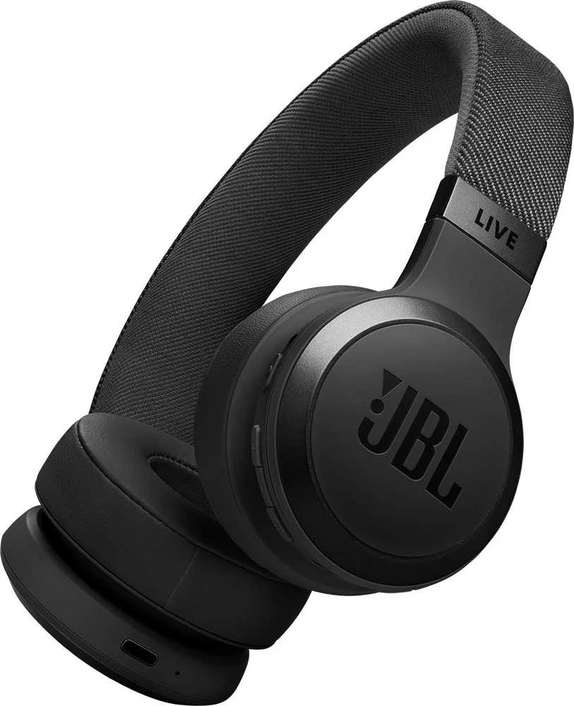 JBL Live 670NC belaidės ausinės, Juodos spalvos