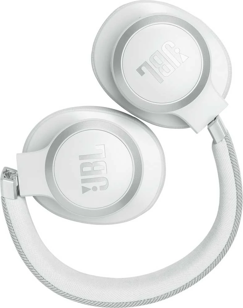 JBL Live 770NC belaidės ausinės su True ANC, Baltos
