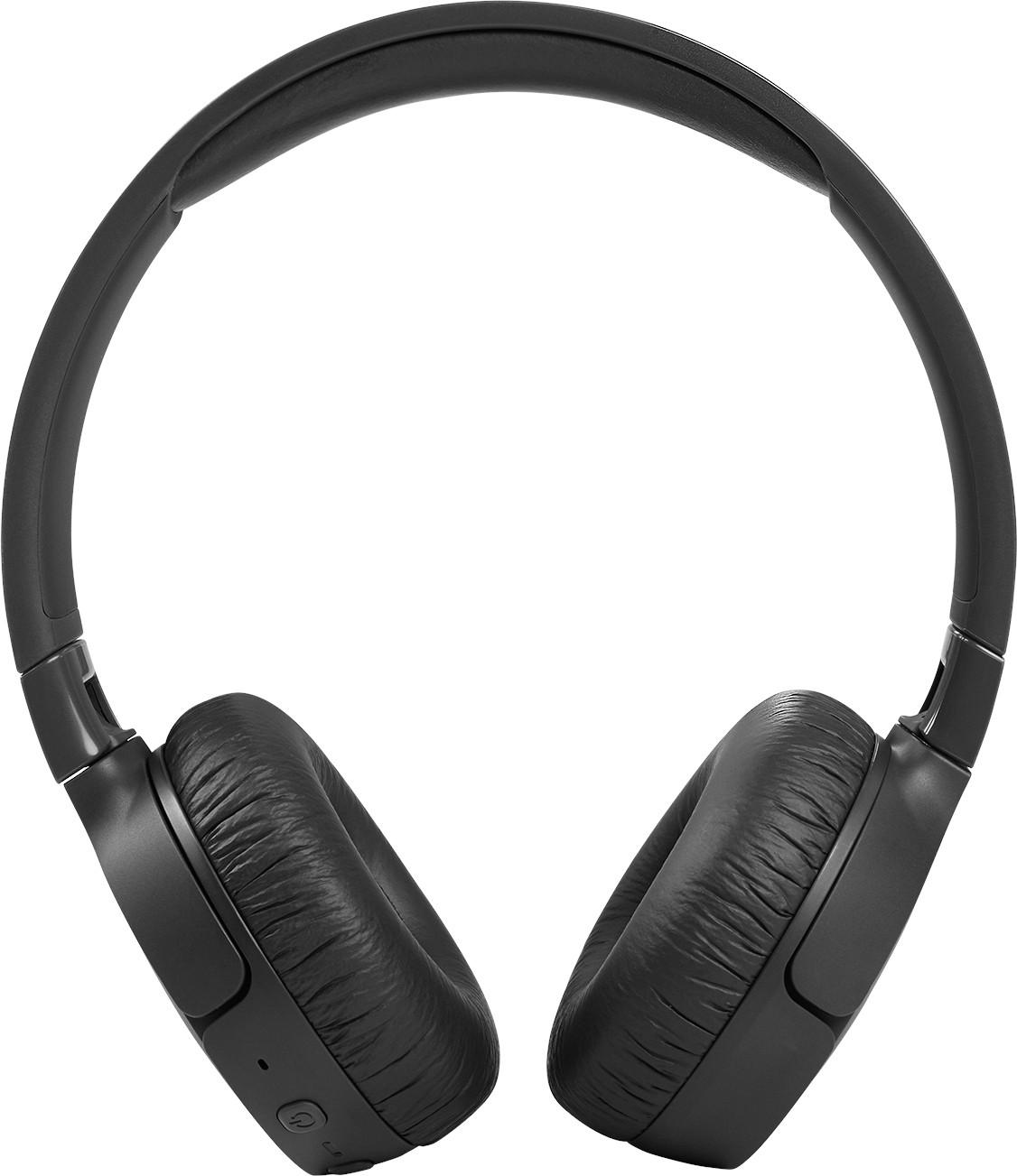 Belaidės ant ausų uždedamos triukšmą slopinančios ausinės JBL Tune 660NC, Juodos