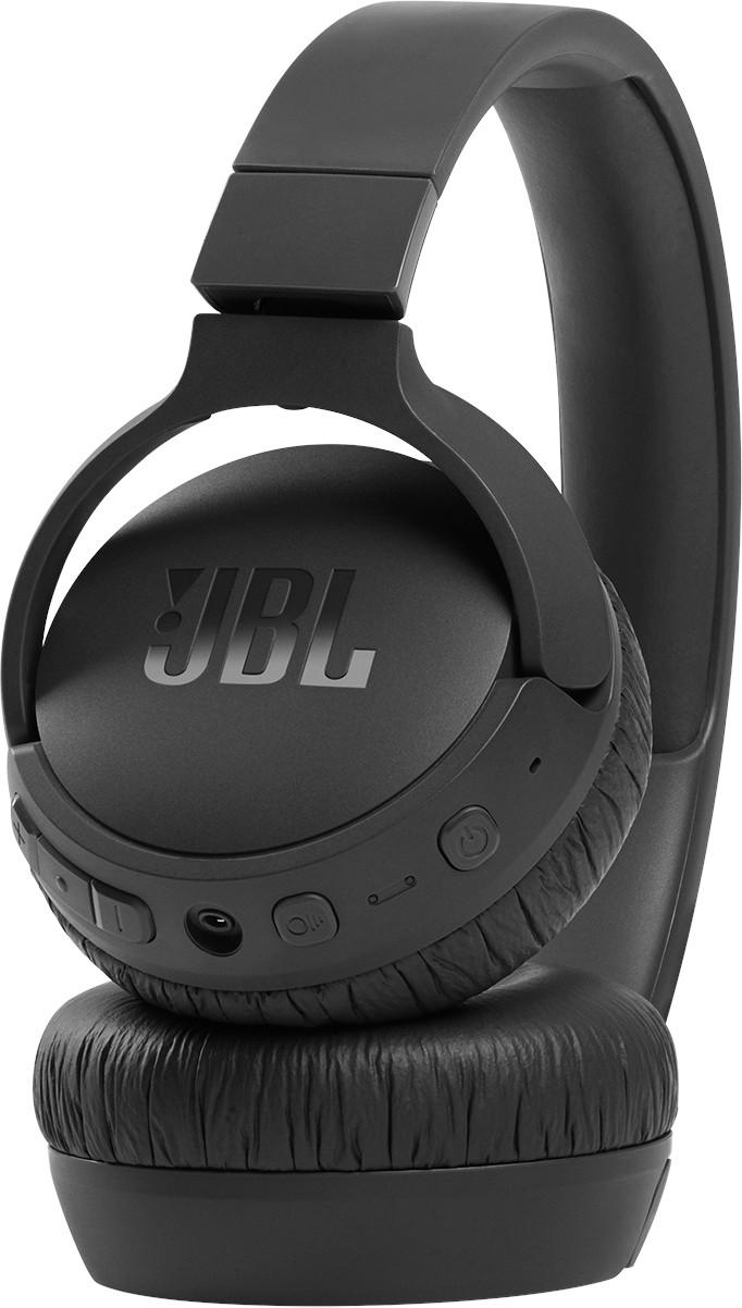 Belaidės ant ausų uždedamos triukšmą slopinančios ausinės JBL Tune 660NC, Juodos