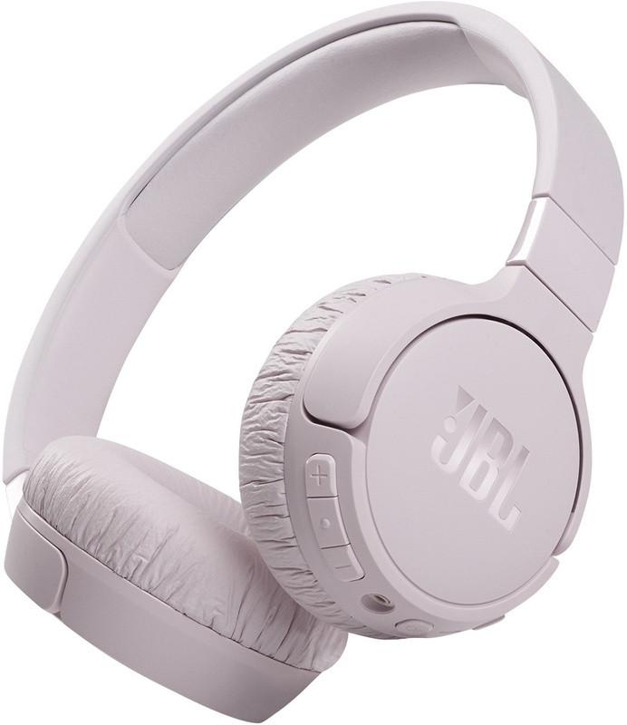 Belaidės ant ausų uždedamos triukšmą slopinančios ausinės JBL Tune 660NC,  Rožinė | Varle.lt