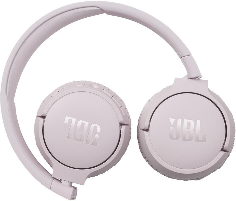 Belaidės ant ausų uždedamos triukšmą slopinančios ausinės JBL Tune 660NC,  Rožinė | Varle.lt