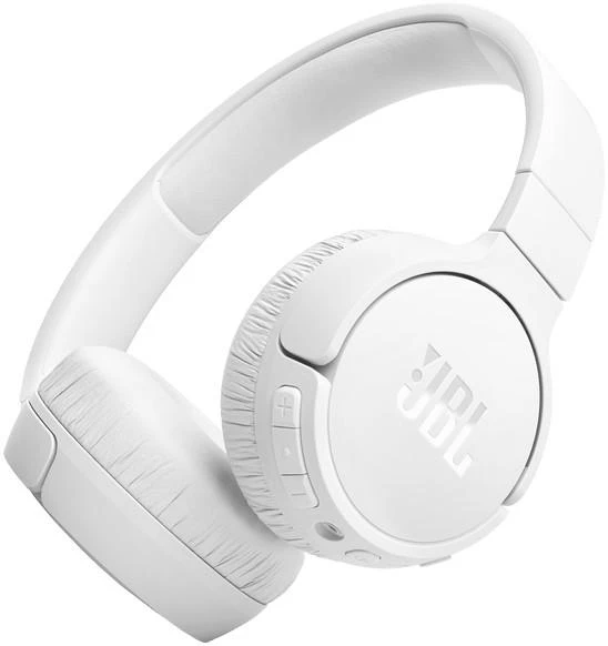 JBL Tune 670 NC belaidės ausinės, Baltos spalvos