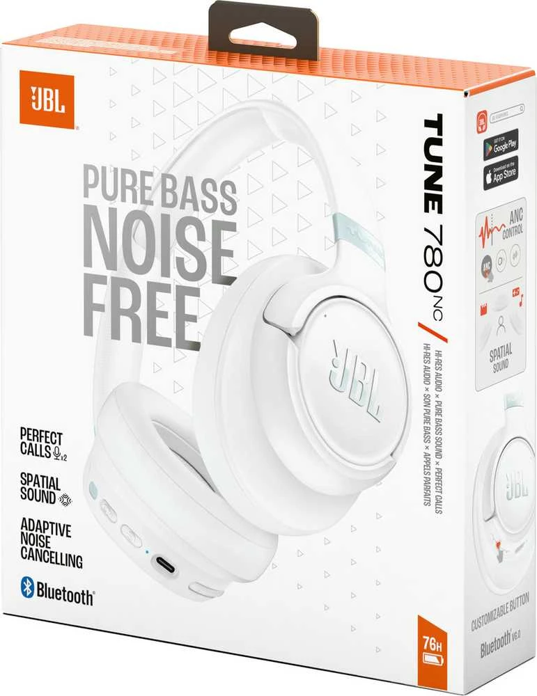 JBL Tune 780NC ausiniu pakuote